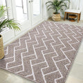 OLANLY Front Door Mat, Non-Slip Rubber Backing, Dirt Resistant and Absorbent, Washable, Easy to Clean Low-Profile Indoor Doormat for Back Door, Entryway, Inside Entrance, 59x35, Khaki