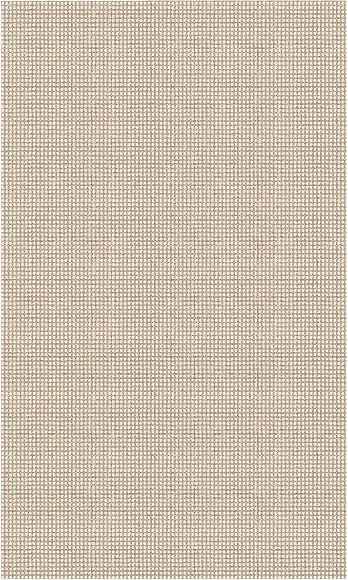 KOZYFLY Washable Area Rug 5x7 ft Rubber Backed Non Slip Rugs for Living Room Braided Cotton Bedroom Rug Woven Office Rugs Indoor Outdoor Floor Carpets for Dining Bedroom Living Room, Ivory/Khaki