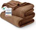 Bedsure GentleSoft Orange Fleece Blankets King Size - Bed Blanket Soft Lightweight Plush Cozy Fuzzy Luxury Microfiber, 108x90 inches