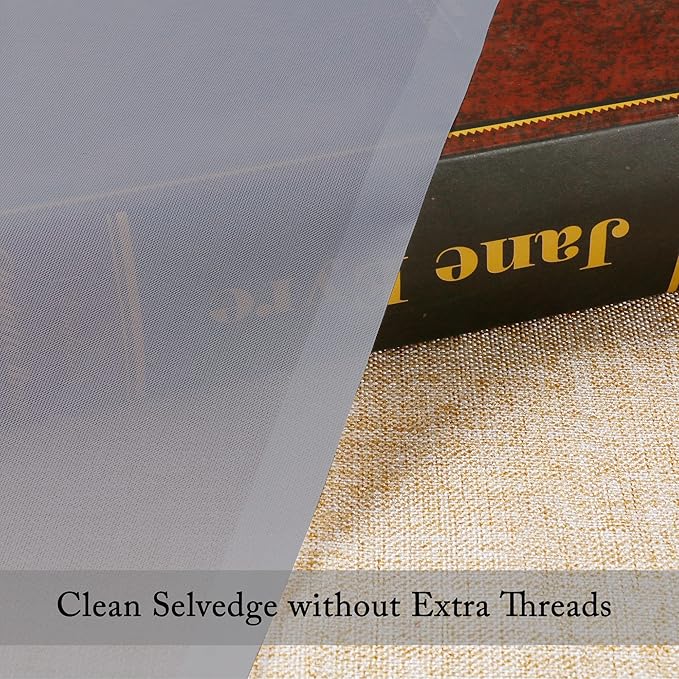 OVZME Charcoal Grey Sheer Curtains 36 inches Long, Short Kitchen Window Treatment Solid Sheers Cafe Curtains Bathroom Voile Half Window Curtains 2 Panels, Rod Pocket, 42" Wx36 L
