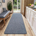 AROGAN Washable 2x6 Runner Rug for Hallway, Long Runner Rugs wtih Soft Memory Foam for Bedroom, Non Slip Backing Carpet Runners for Hallways, Kitchen, Bathroom, Entryway Home Decor, Navy Blue
