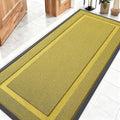 OLANLY Front Door Mat Indoor Outdoor Entrance, Waterproof All-Season, All-Weather Doormat, Sturdy Natural Rubber, Low Profile, Easy Clean Patio Porch Entryway Mat, 59x23, Lime Green