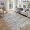 8x10 Area Rugs for Living Room,Modern Abstract Non-Slip Backing Washable Rugs,Soft Thin Large Area Rug，Stain Resistant Carpets for Bedroom Dining Room Home Decor