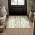 2x3 Area Rug Washable Beige Brown Abstract Modern Neutral Entryway Carpet Non Slip Soft Low Pile Door Mat Contemporary Aesthetic Small Rug for Bathroom Laundry Kitchen Dining Room