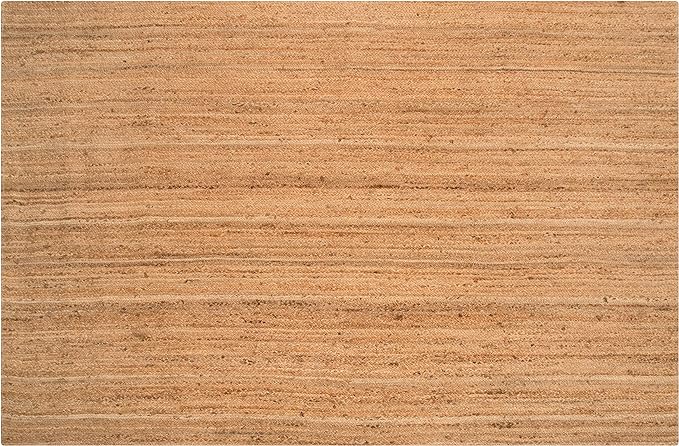 Hausattire Hand Woven Jute Braided Rug, 5'x8' – Natural, Reversible Boho Entry Area Rugs for Kitchen, Living Room I Farmhouse Indoor Outdoor Decorative Floor Rug, 60x96 Inches