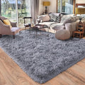 Rugs for Bedroom 4x6, Soft Shaggy Modern Shag Area Rug for Living Room, Upgrade Non-Slip Plush Fluffy Carpet for Kids Boys Girls Room Home Decor Aesthetic, Grey