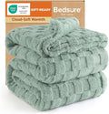 Bedsure GentleSoft King Size Blanket for Bed - Super Soft Cozy Blankets for Kids Girls, Large Fuzzy Fleece Spring Throw for Bedroom Decor, Sage Green,108x90 Inches