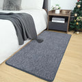 AROGAN Small Washable Area Rugs for Bedroom, 2×4 Runner Rug with Memory Foam for Hallway, Non Slip Fluffy Carpet Indoor Rug Runner for Kitchen, Bedside, Entryway Bathroom Home Decor, Navy Blue