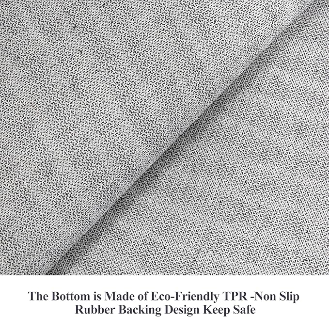 Hallway Washable Runner Rug - 2x7 Kitchen Rugs Entryway Rug Runner Vintage Soft Floor Mat Non Slip Indoor Farmhouse Carpet for Bathroom Living Room Bedroom (2 X 7, Black)