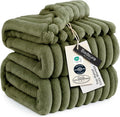 Bedsure GentleSoft California King Size Blanket for Couch - Cozy Soft Blankets for Women, Cute Small Fleece Throws for Girls, Birthday Gifts for Women, Moss, 102x96 Inches