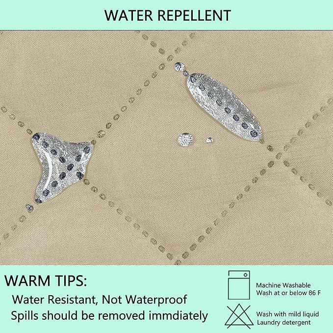 Reversible Loveseat Sofa Covers Couch Cover Furniture Protector(Loveseat Small,Sand/Beige)