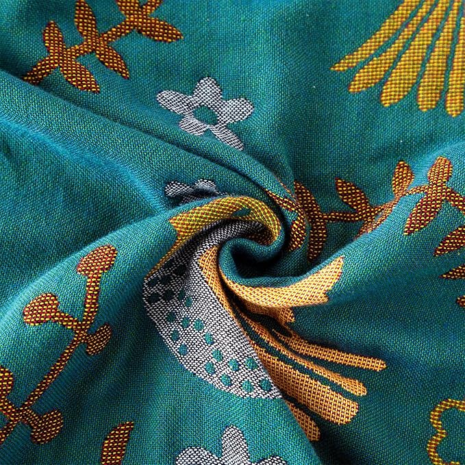 MSGKV Boho Throw Blanket 50"x60" Cotton Blanket for Couch and Sofa Cover for Living Room Spring Throw Decorative Woven Bird Blankets