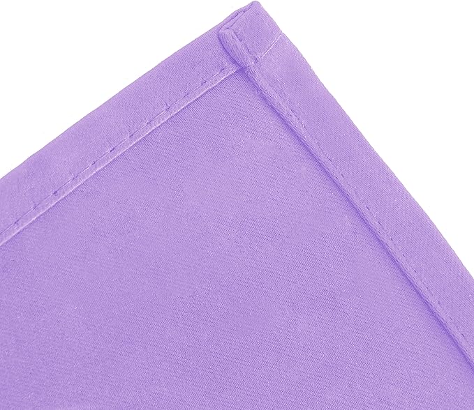 LEMOMO Blackout Curtains 38 x 54 inch/Lavender Curtains Set of 2 Panels/Thermal Insulated Room Darkening Bedroom Curtains